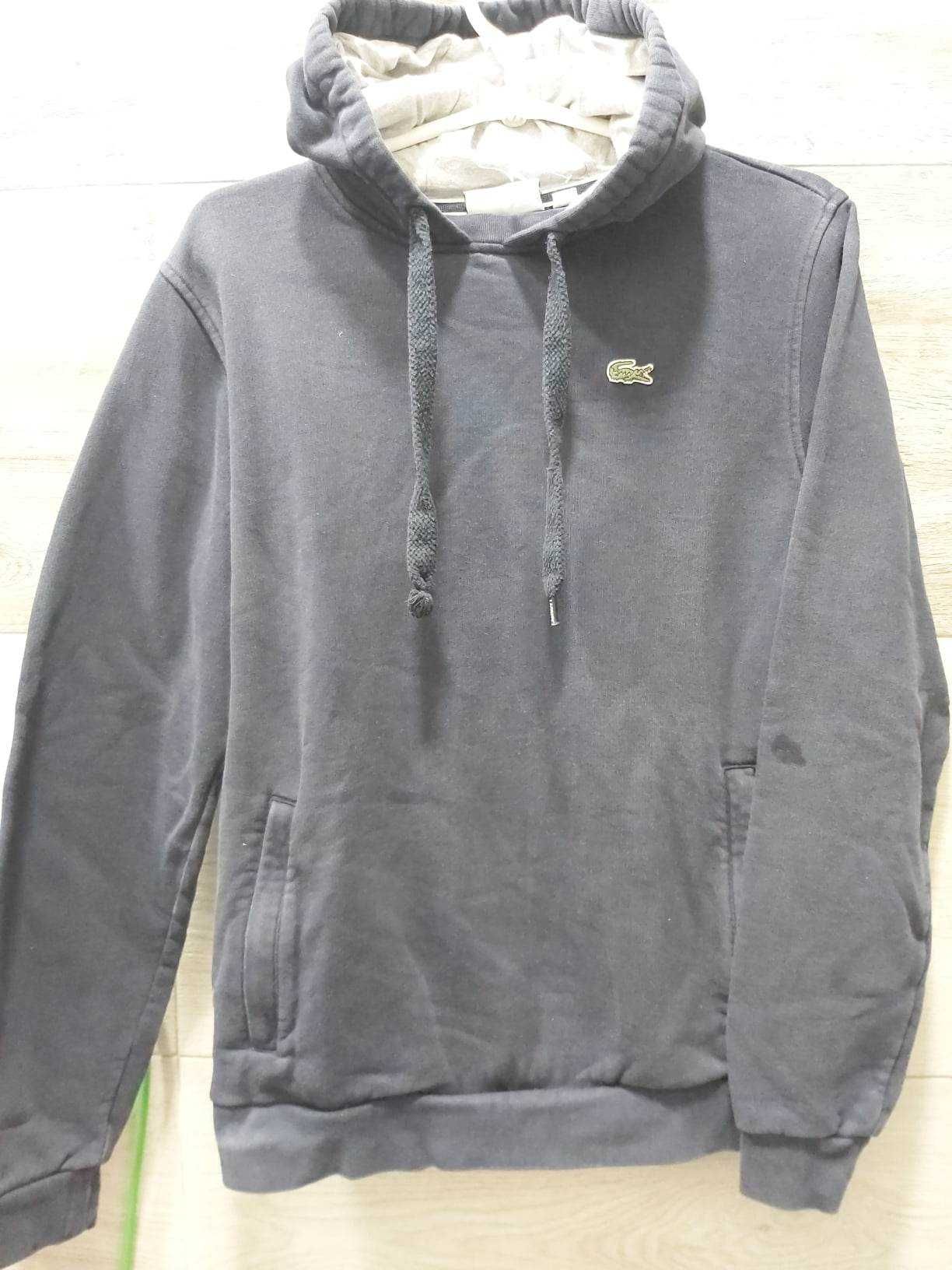 lacoste- sliczna bluza z kapturem  s