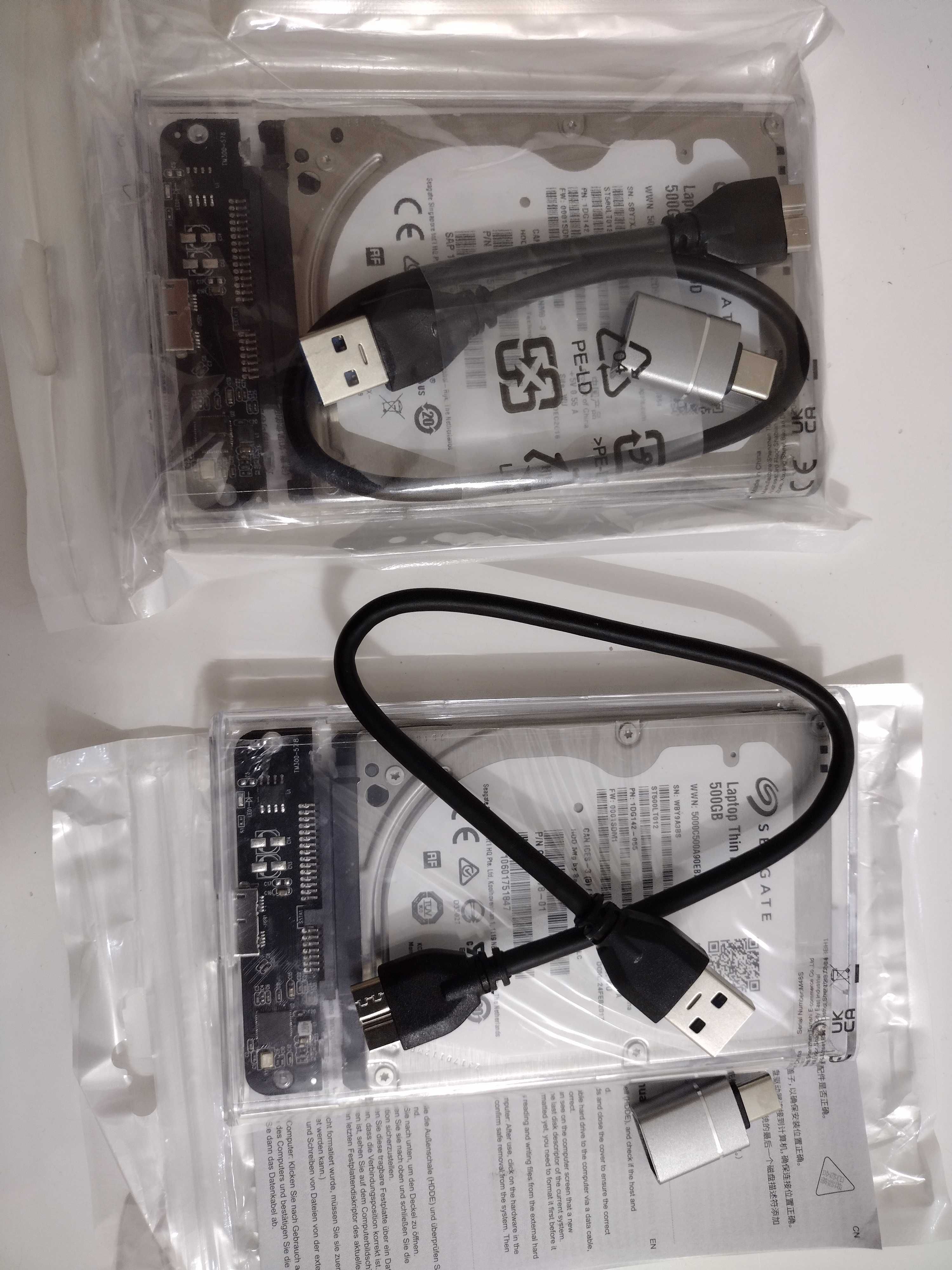 Dysk przenośny Seagate 500 GB USB 3.0 / USB-A i USB-C / SATA III
