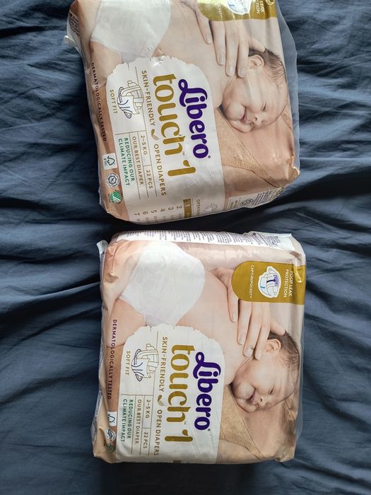 Pieluchy libero touch 1 x 2 sztuki