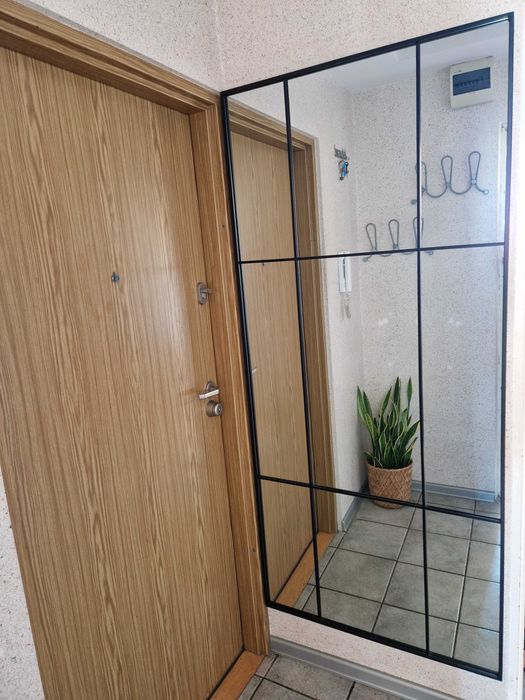 Duże Lustro JYSK STUDSTRUP 80x180 cm czarne w stylu LOFT. Bardzo dobre