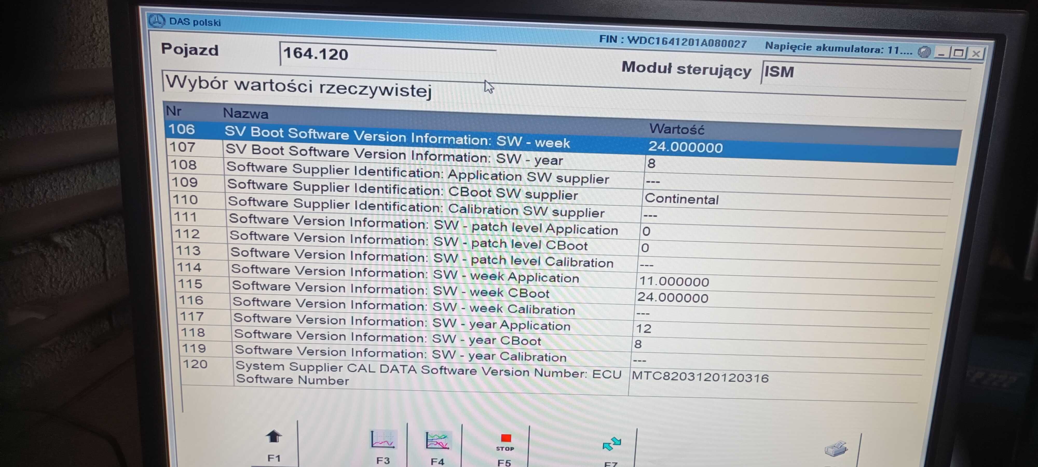 Moduł ISM Continental MERCEDES w164
