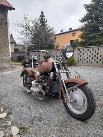 Motocykl M-72 Garbus Bobber SAM Harley Trajka