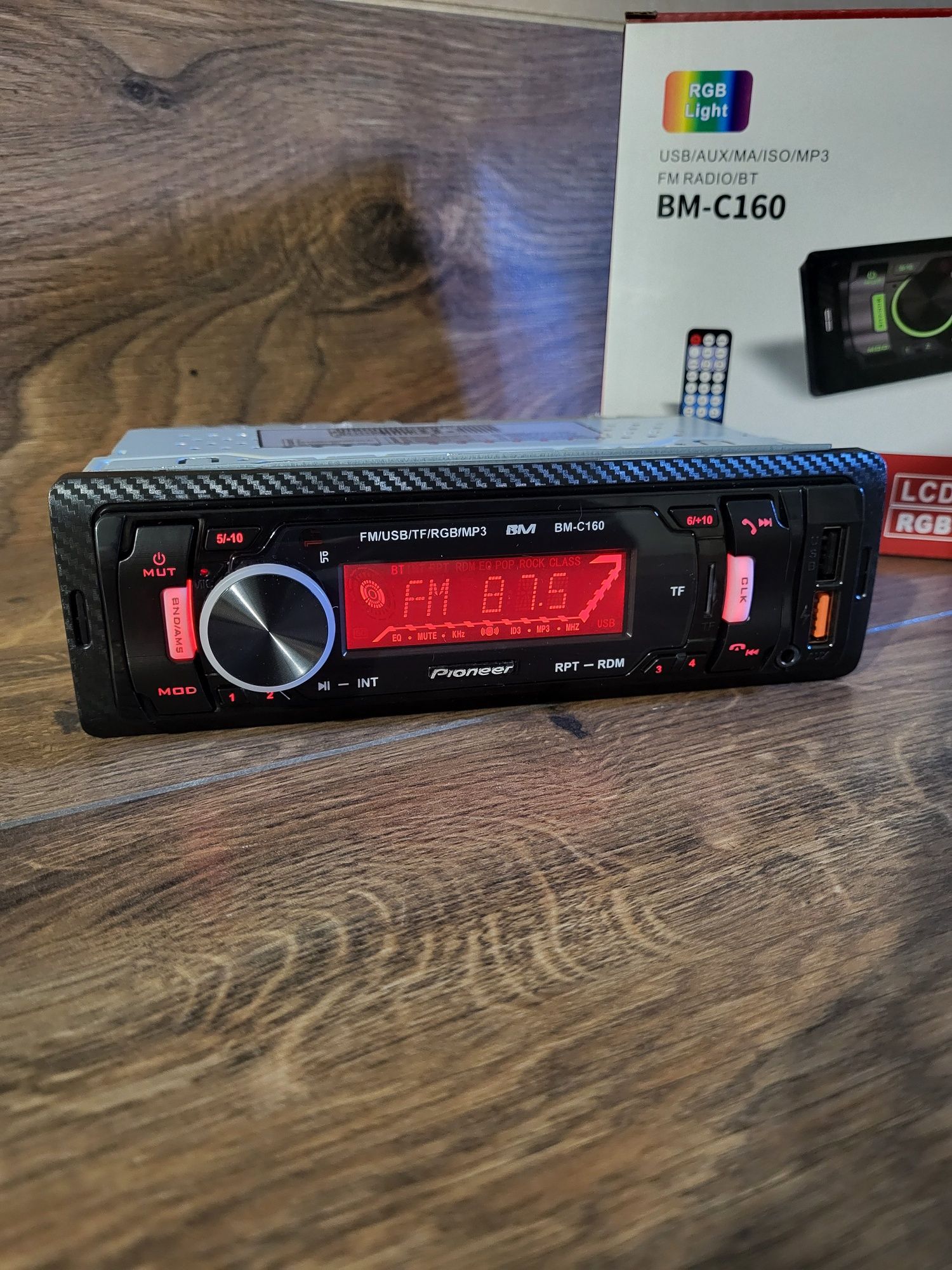 Блютуз магнітола Pioneer BM-C160/автомагнітола/USB/AUX