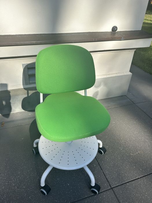 Dziecięce krzesło biurowe, Ikea , VIMUND turkusowy