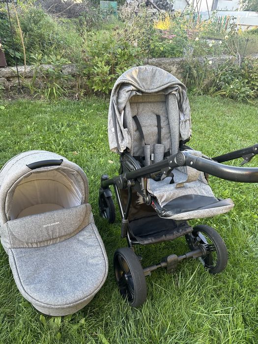 Коляска 2 в 1 люлька, прогулянка, шасі