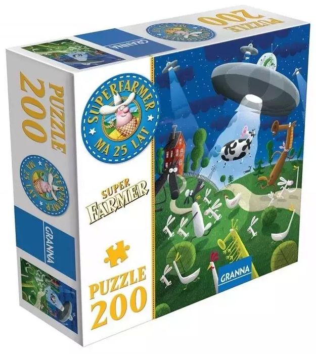 Puzzle 200 Superfarmer GRANNA. Granna. Nowy Produkt