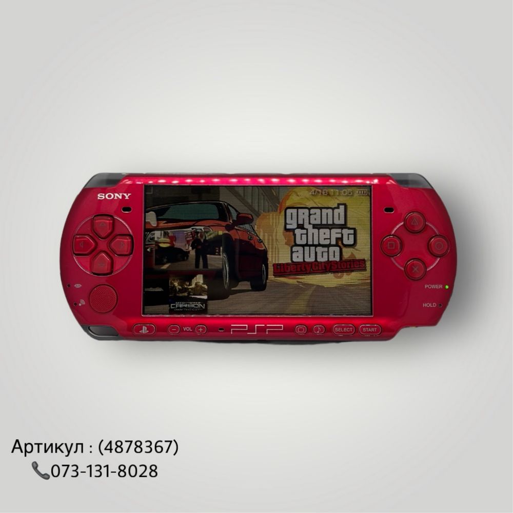 Ігрова приставка Sony PlayStation PSP-3000 Radiant Red 32gb