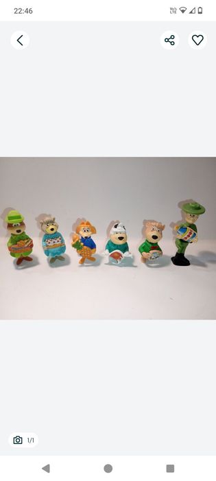 Zestaw figurek z Kinder niespodzianki
