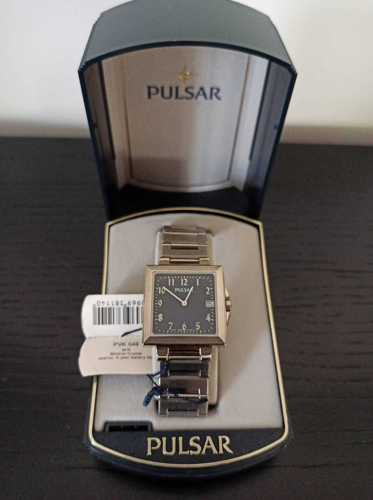 Relógio de Pulso (Pulsar PVK 049, Novo e Original)