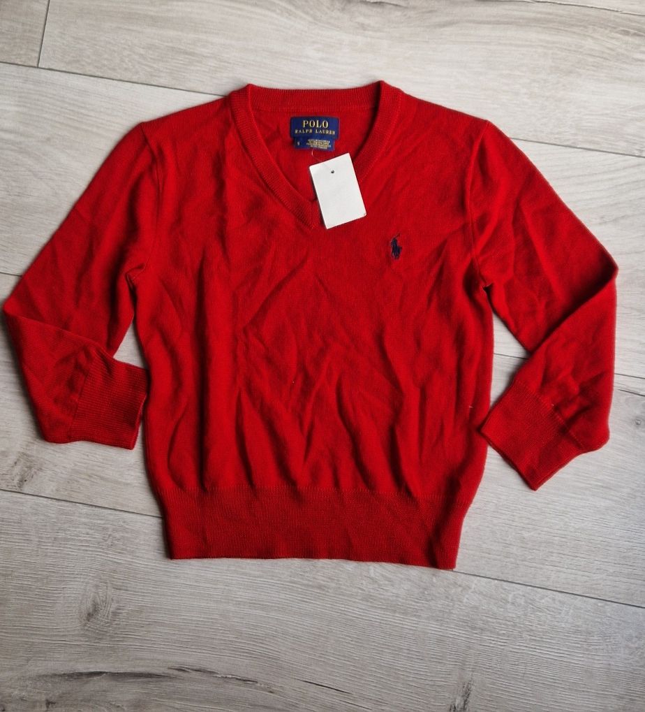 Polo Ralph Lauren sweter sweterek czerwony