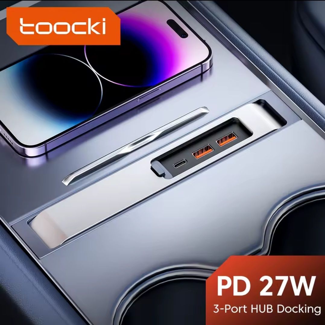Toocki USB Hub для Tesla Model 3/Ү Зарядка

Тесла 3 У Хаб