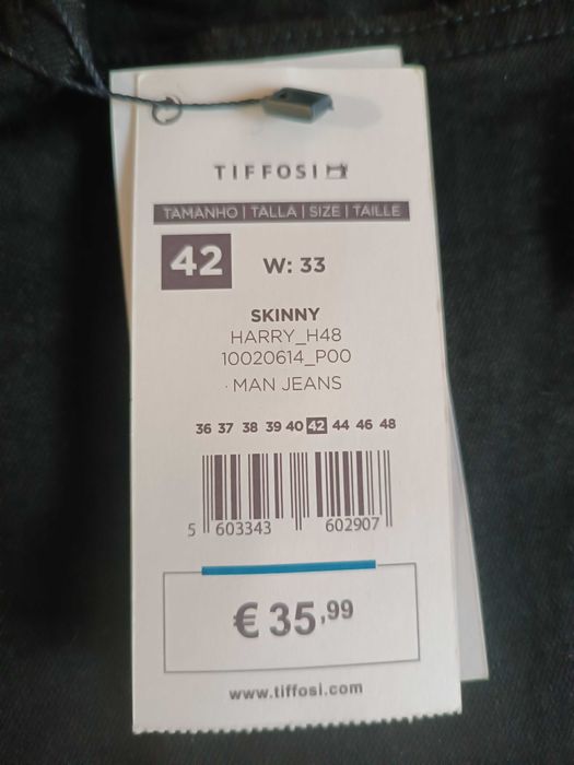 Calças Tiffosi novas