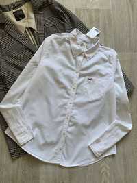 Хлопковая рубашка, сорочка, рубашка оверсайз, , блузка, блуза
