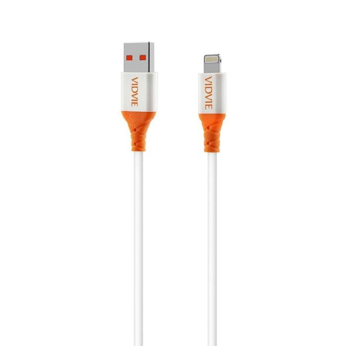Kabel VIDVIE CB4014 USB/iPhone 2.4A, 1m biały, Vidvie