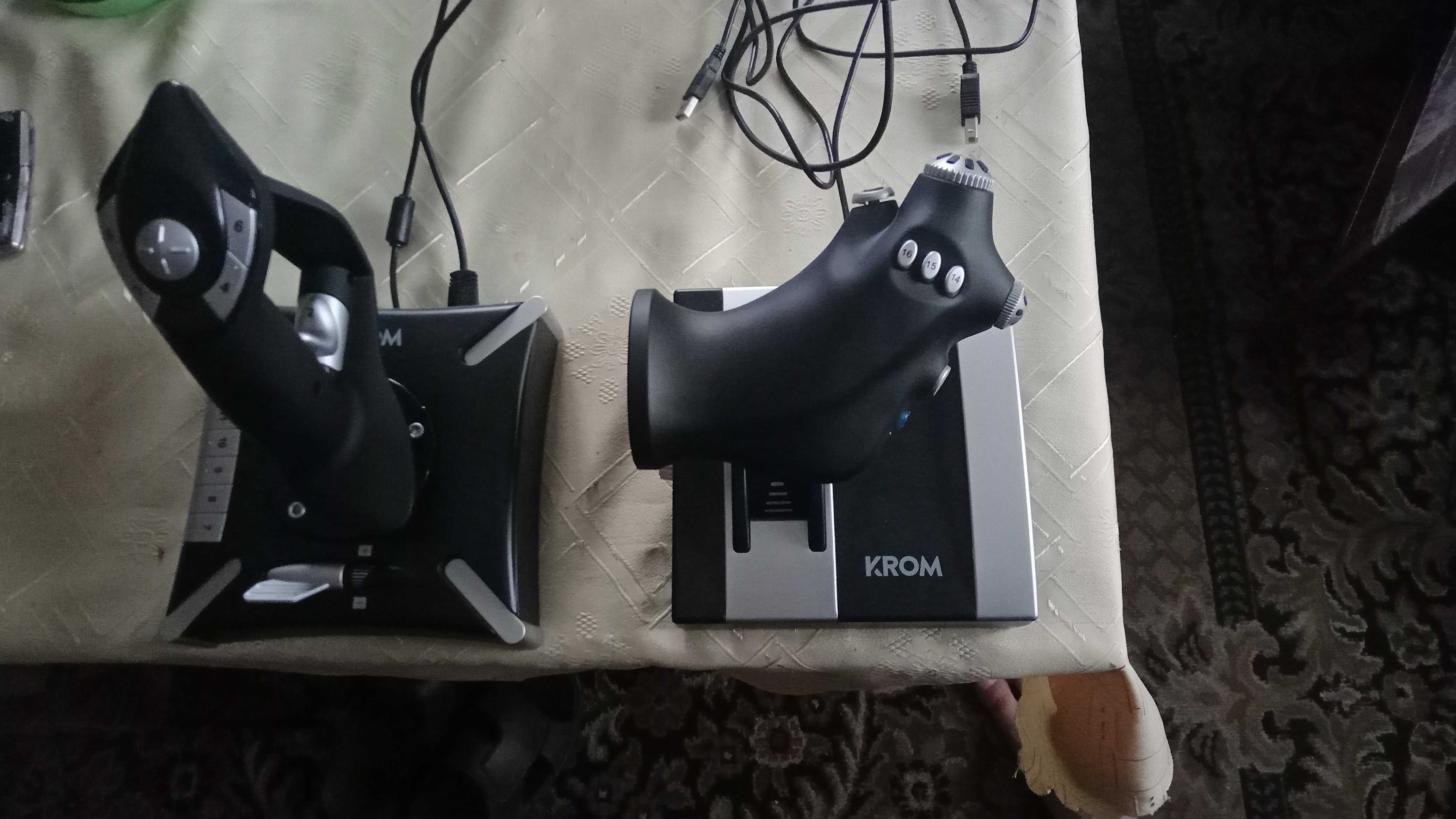 Kontroler lotu KromK-Flight Pc,ps4,xbox