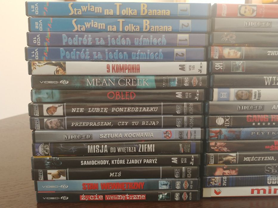 Zestaw 32 filmów VCD