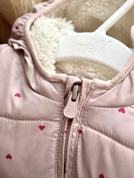 Комбінезон для дівчинки сердечка GAP оригінал 3-6 міс зимовий