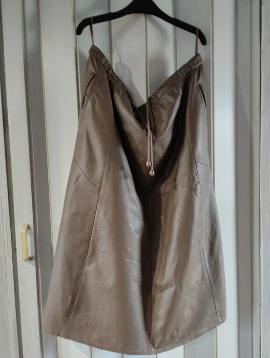 Шкіряна спідниця батал