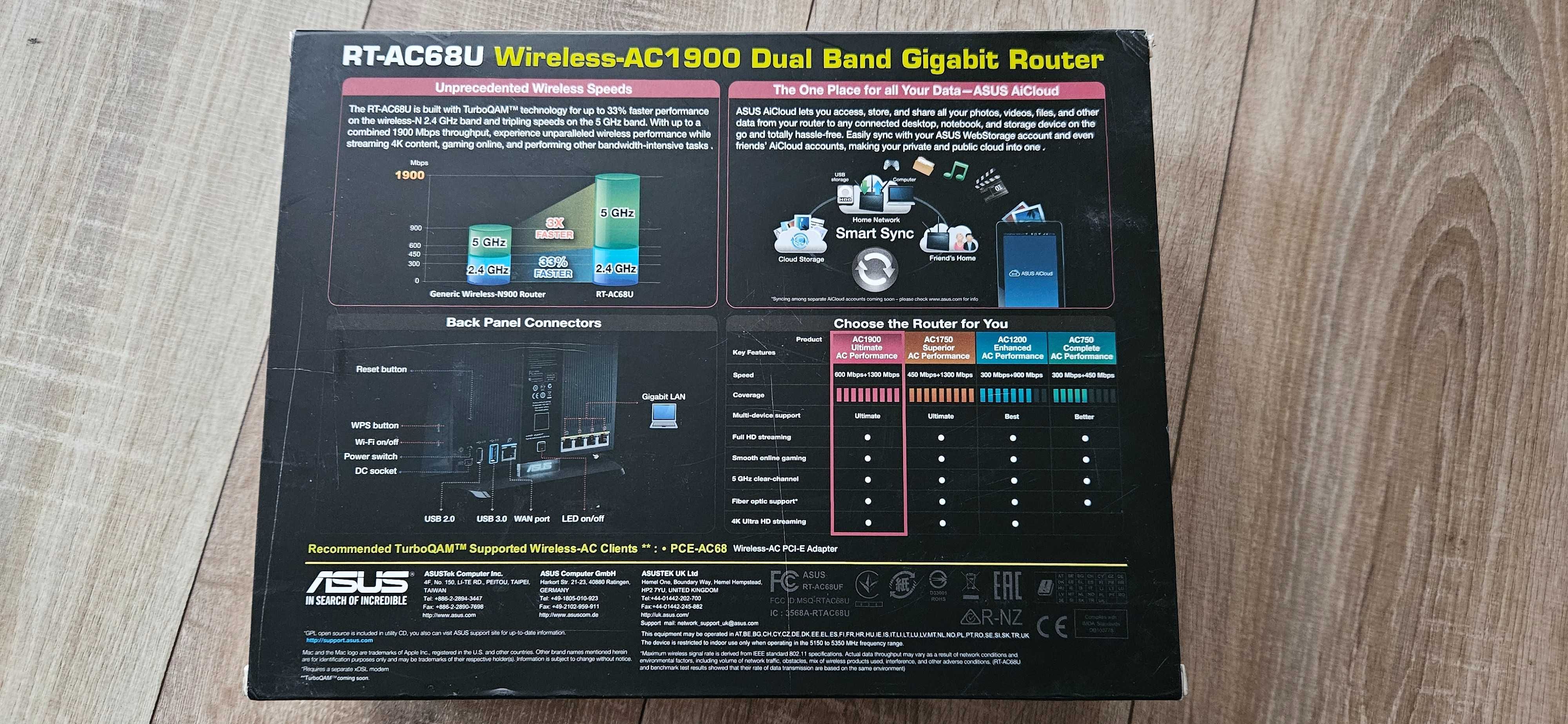 Asus RT-AC68U Router Wi-Fi