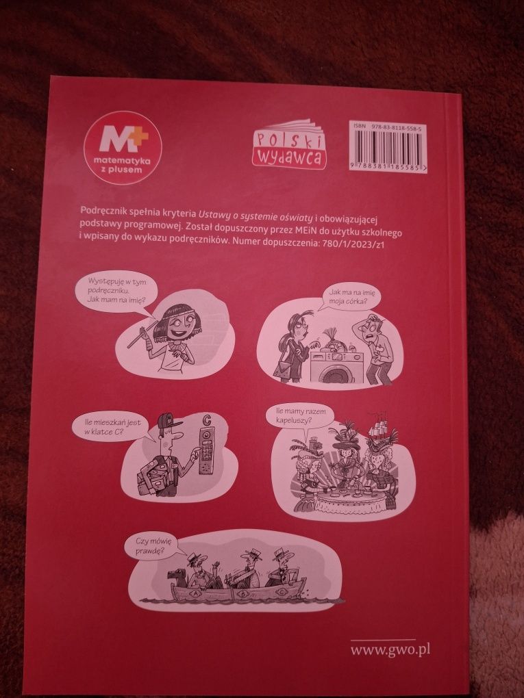 Podręcznik Matematyka z plusem 4