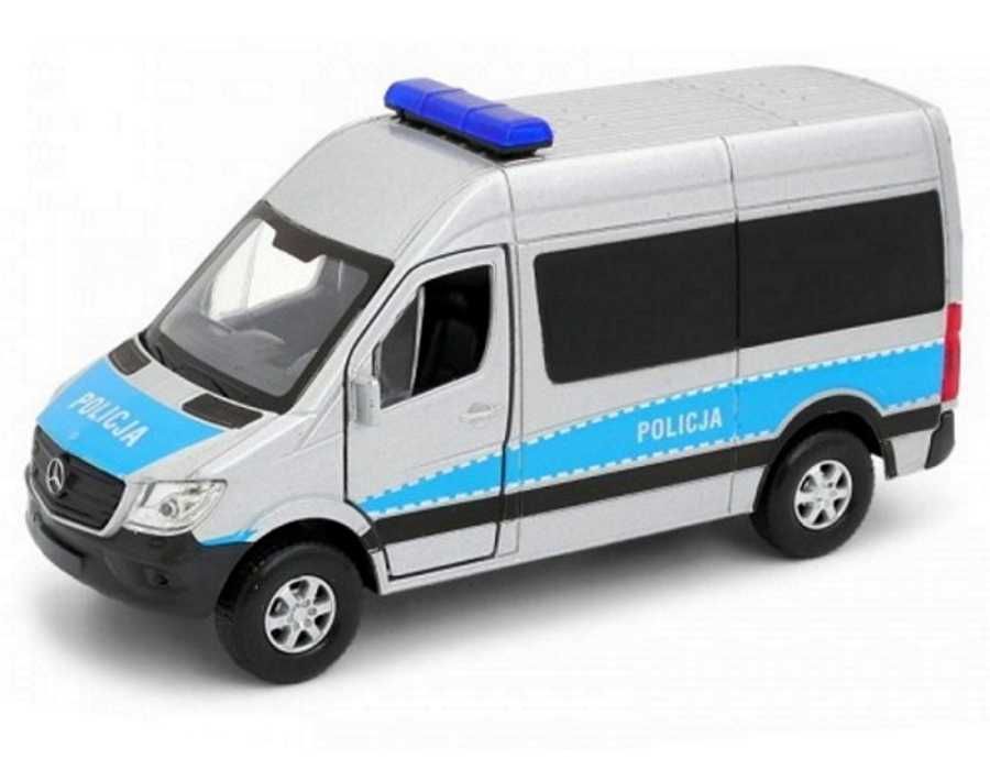 Mercedes Benz Sprinter Van model WELLY 1:34 Policja