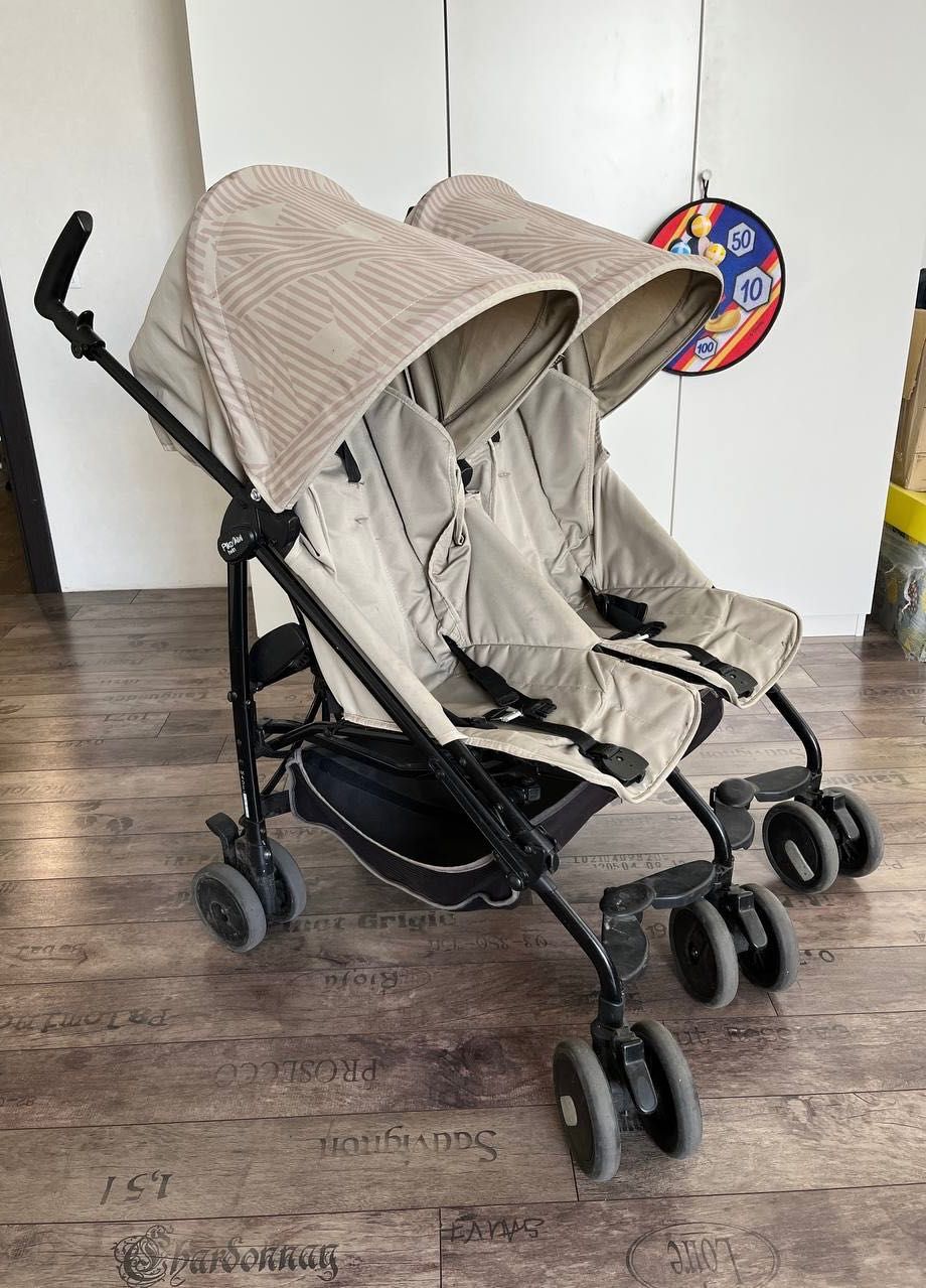 Прогулянкова коляска-тростина для двійні Peg Perego Pliko Mini Twin