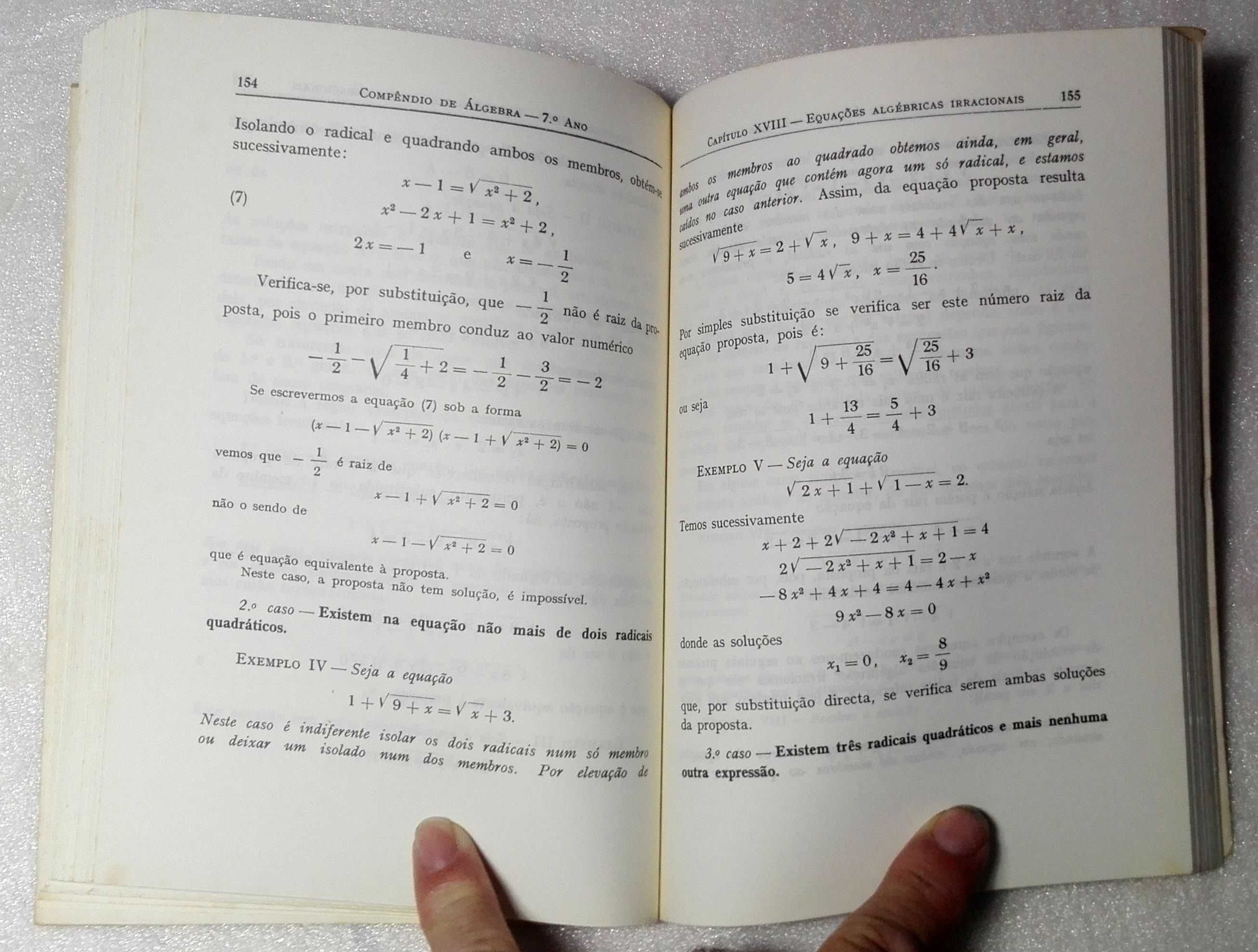 Livro Compêndio de Álgebra