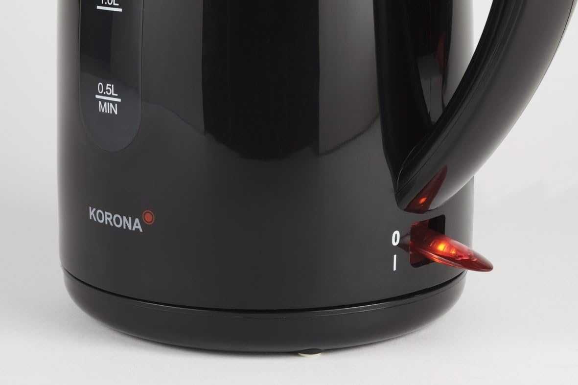 Korona Czajnik elektryczny  o pojemności 1,7 l w kolorze czarnym