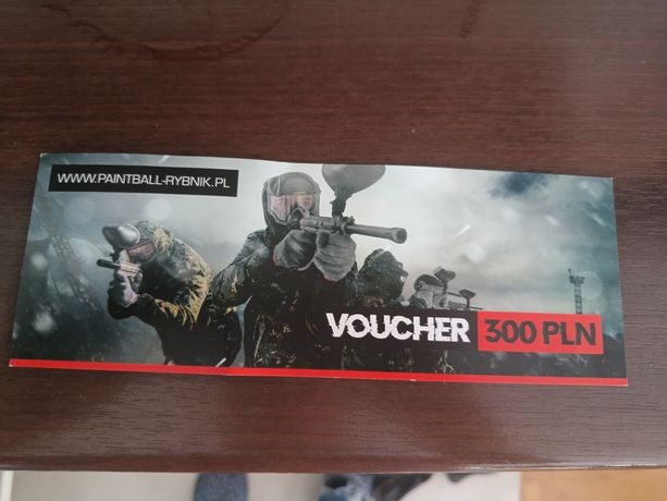 Voucher na paintball 300pln