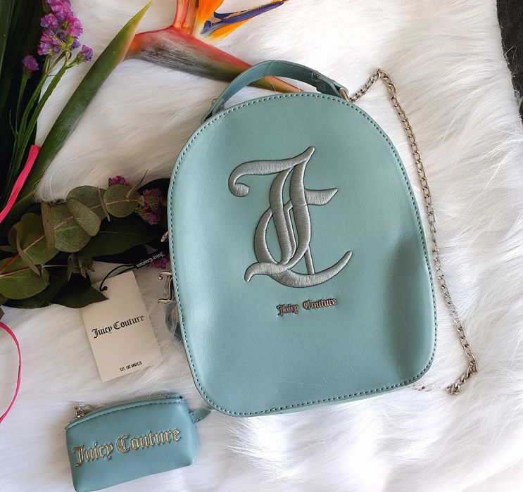 NOWY Juicy Couture plecak zielony plus porftel logowany