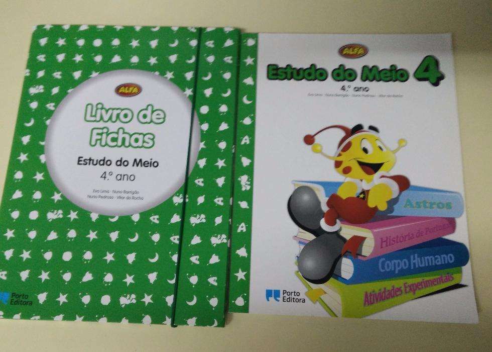 Manual Escolar 4º Ano - Alfa 4 - Estudo do Meio - NUNCA USADO
