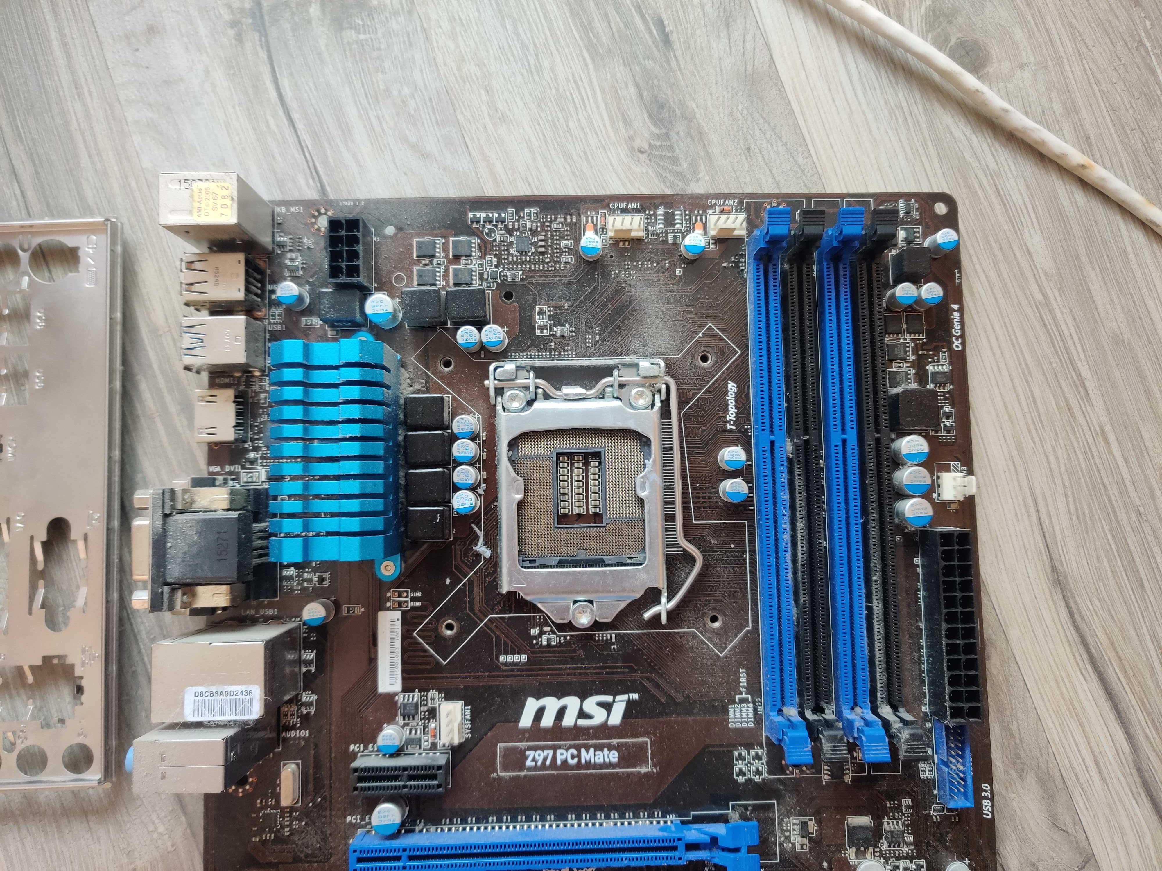 Материнская плата MSI Z97 PC Mate (s1150, Intel Z97, PCI-Ex16)