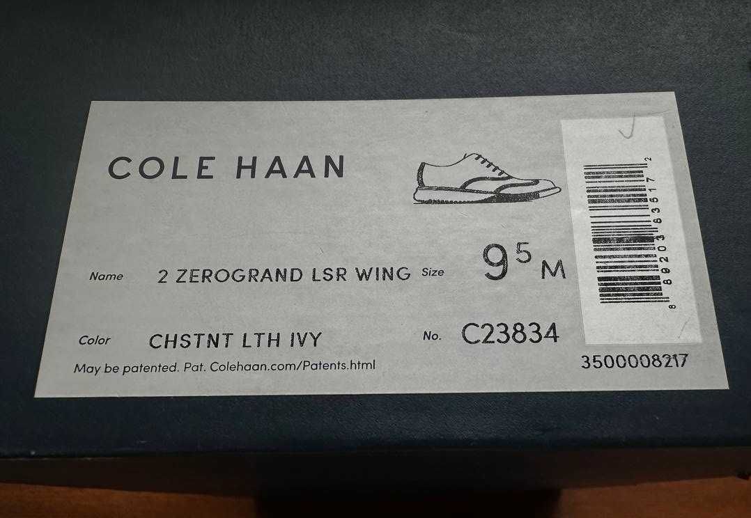 Шкіряні туфлі Cole Haan. Оригінал США