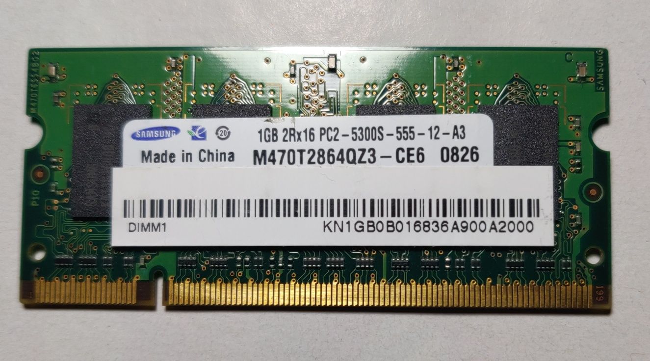 Memória RAM Samsung 1Gb