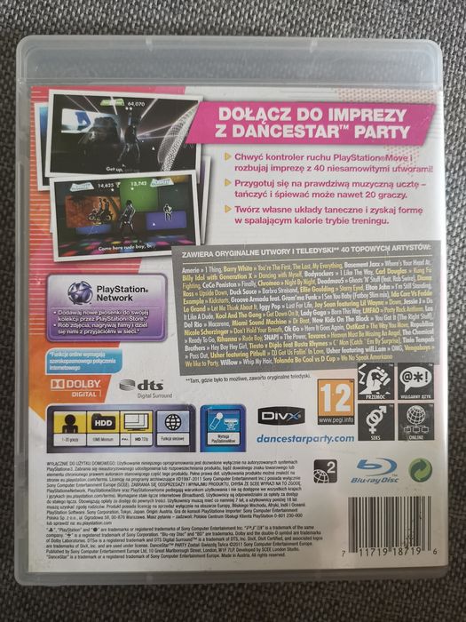 Gra na Playstation 3 "Dance Star PARTY", Polska wersja, na PS MOVE