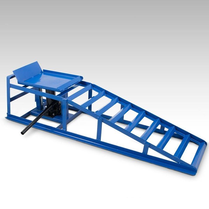 Rampa rampy z podnośnikiem hydraulicznym 2 szt.