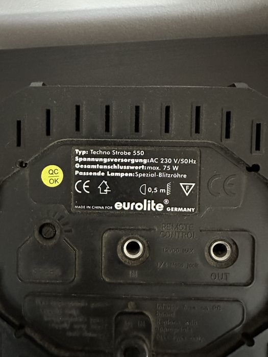 Strobe de luz potente