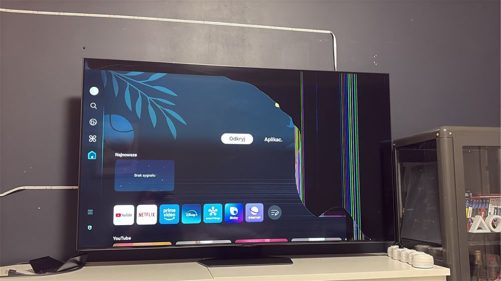 Telewizor Samsung Uszkodzony CENA DO NEGOCJACJI