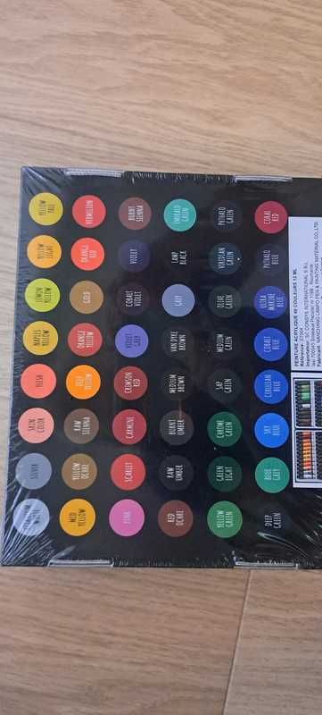 Ampella farby akrylowe 48 kolorów x 12 ml NOWE