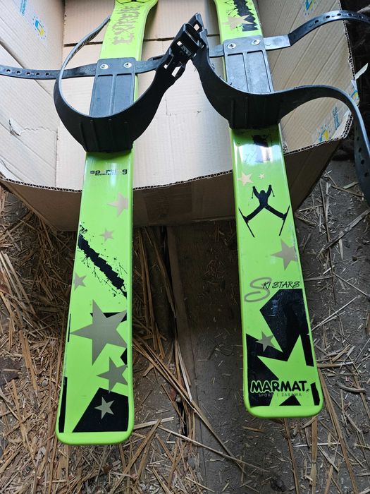 Набір дитячий лижі  Marmat 90см Зелений