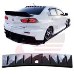 Бленда спойлер накладка на стекло Mitsubishi Lancer X козырек лансер