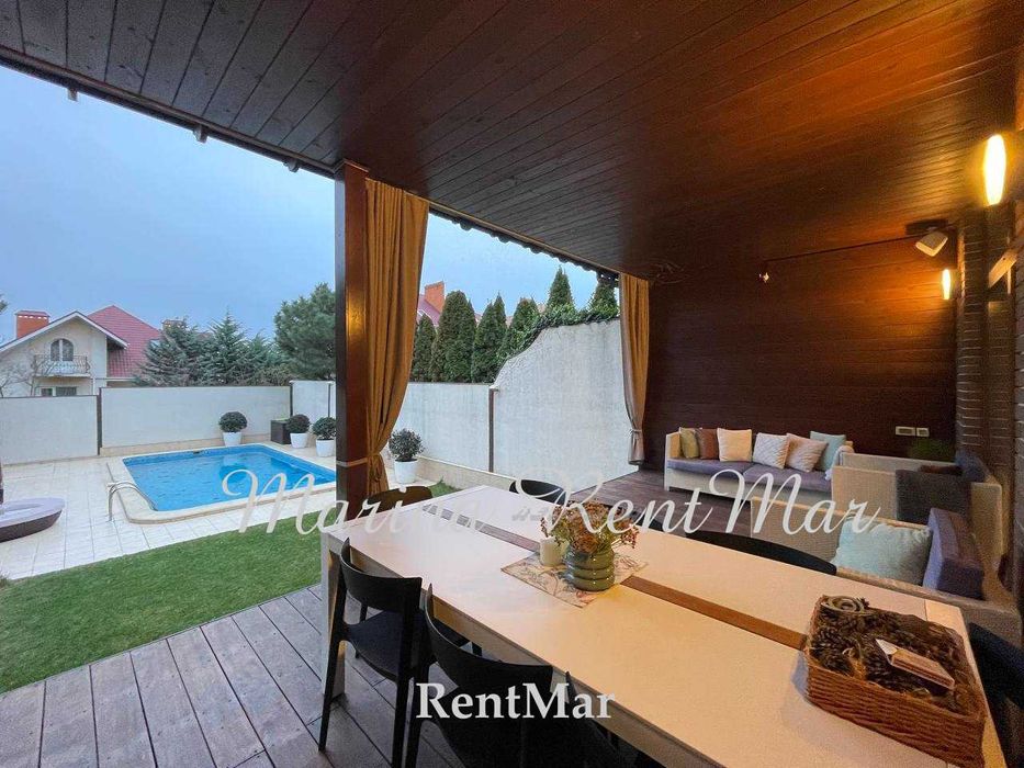 ВИДЕО см!  Солнечные панели Стильный дом бассейн Совиньон