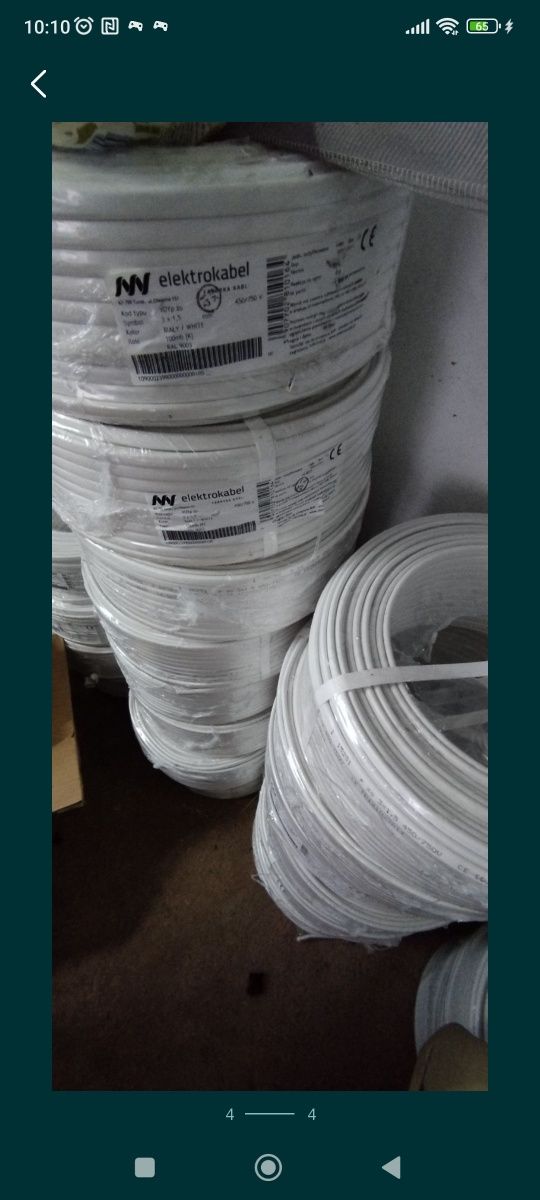 Sprzedam kable elektorkabel 1,5 i 2,5