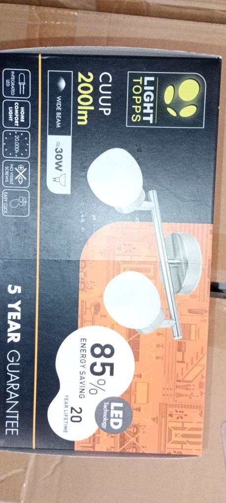 Lampy sufitowe Topps Lights, 3 zródła światła i 2 zrodła, zestaw 2szt.