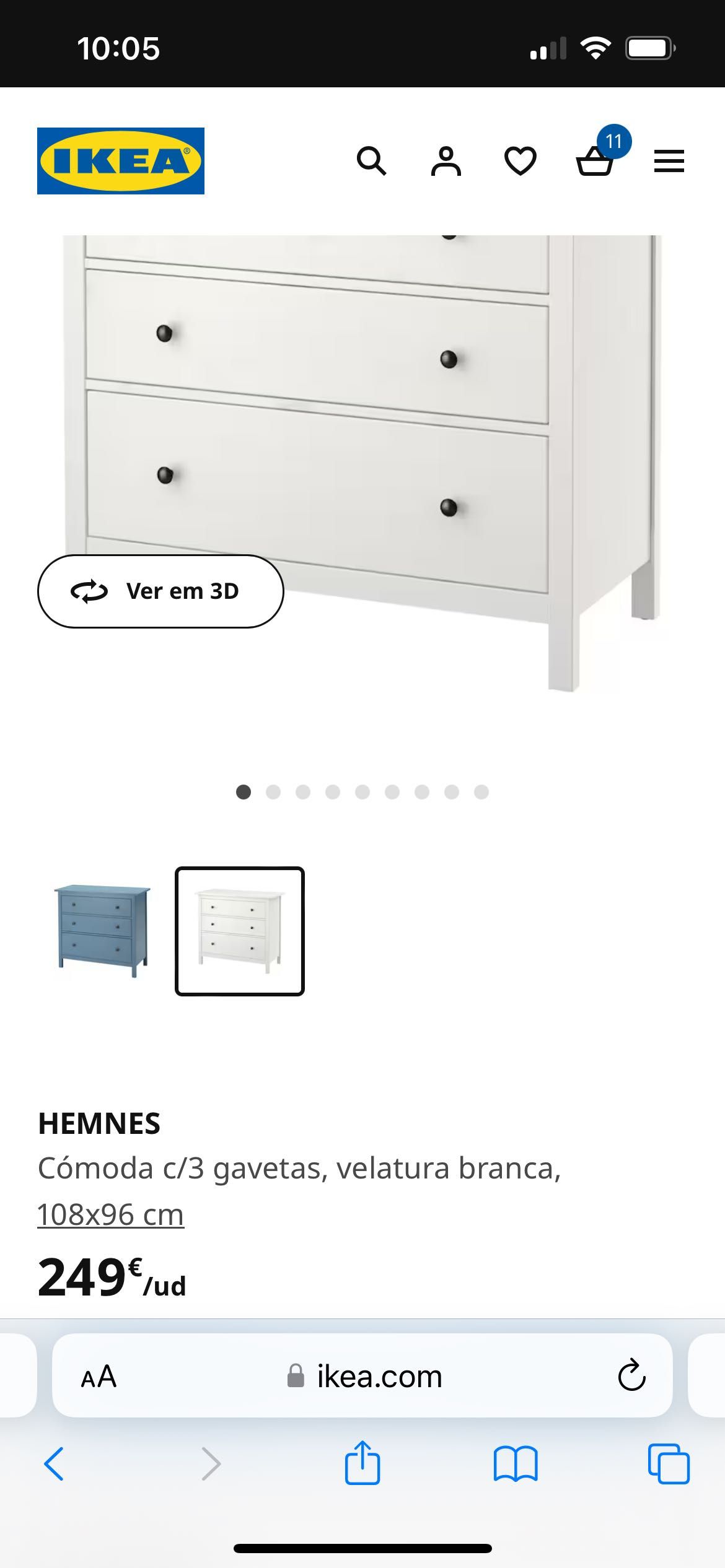 Vendo Cômoda IKEA usada