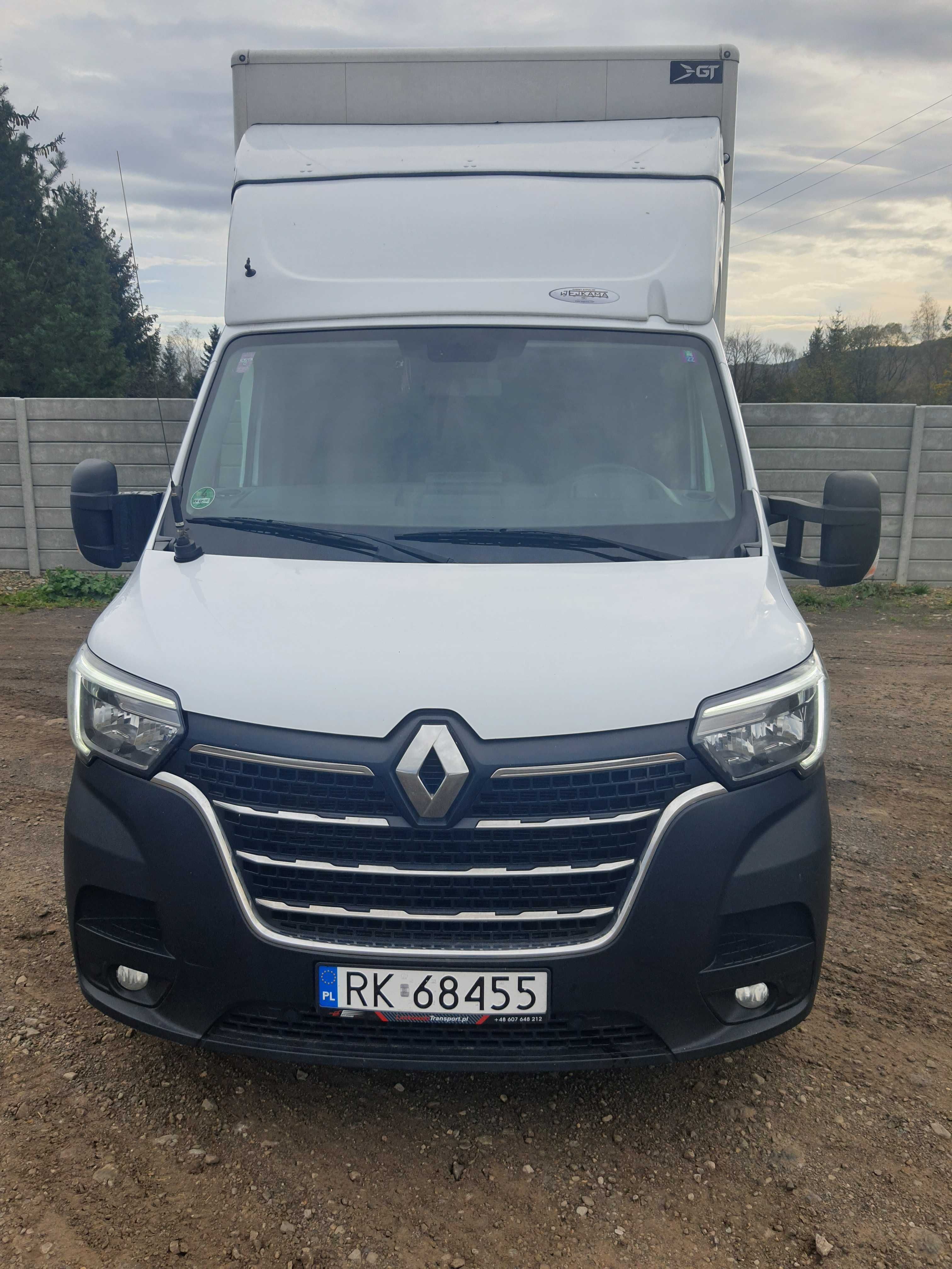 Renault Master  kontener, winda, kabina z sypialką