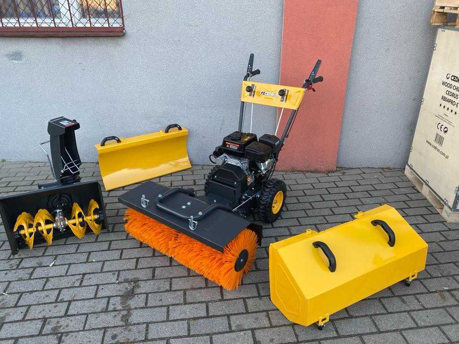 Zamiatarka Cedrus ZM06E 4w1 Odśnieżarka Pług Kosz Rozruch 230V Loncin