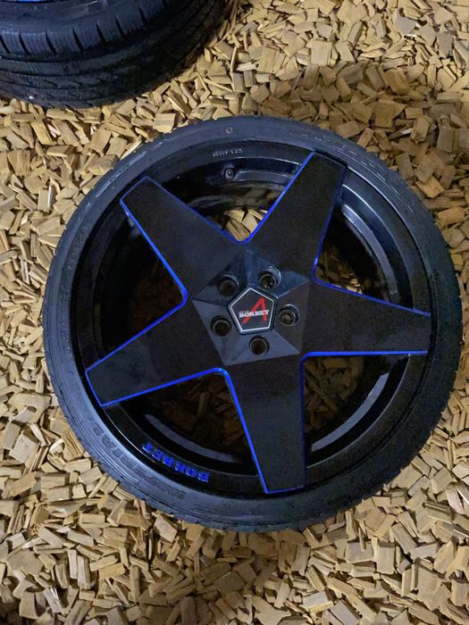 Felgi koła 19 cali zimowe 7mm 5x112 Borbet A vw seat skoda golf leon