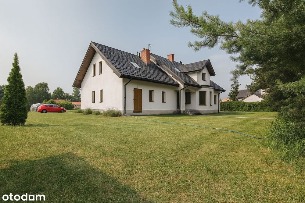Dom 172 m² na działce 1390 m² blisko PKP i Warszawy