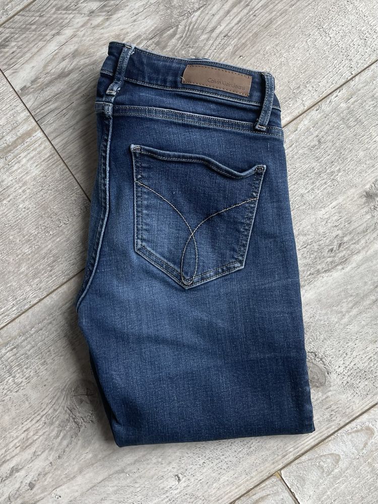 Calvin Klein piękne damskie spodnie rozm-25/32 S